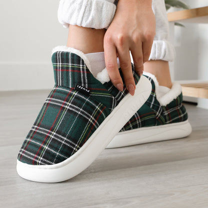 Chaussons Pluffi – Édition Plaid